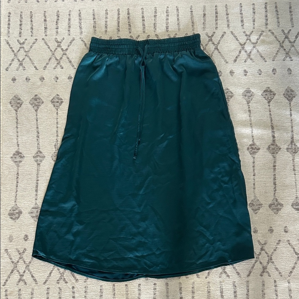 a new day Teal A-Line Skirt
